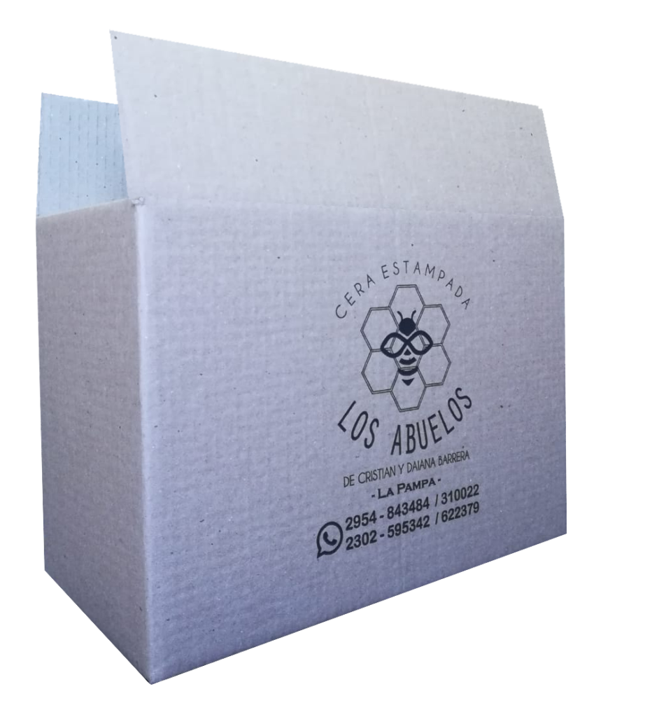 caja cera estampada caja cera estampada